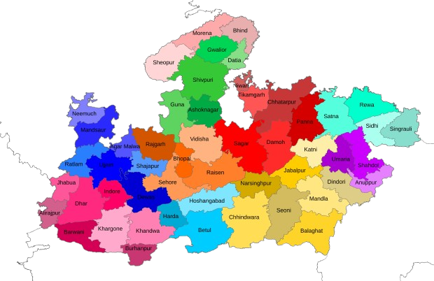 North India map